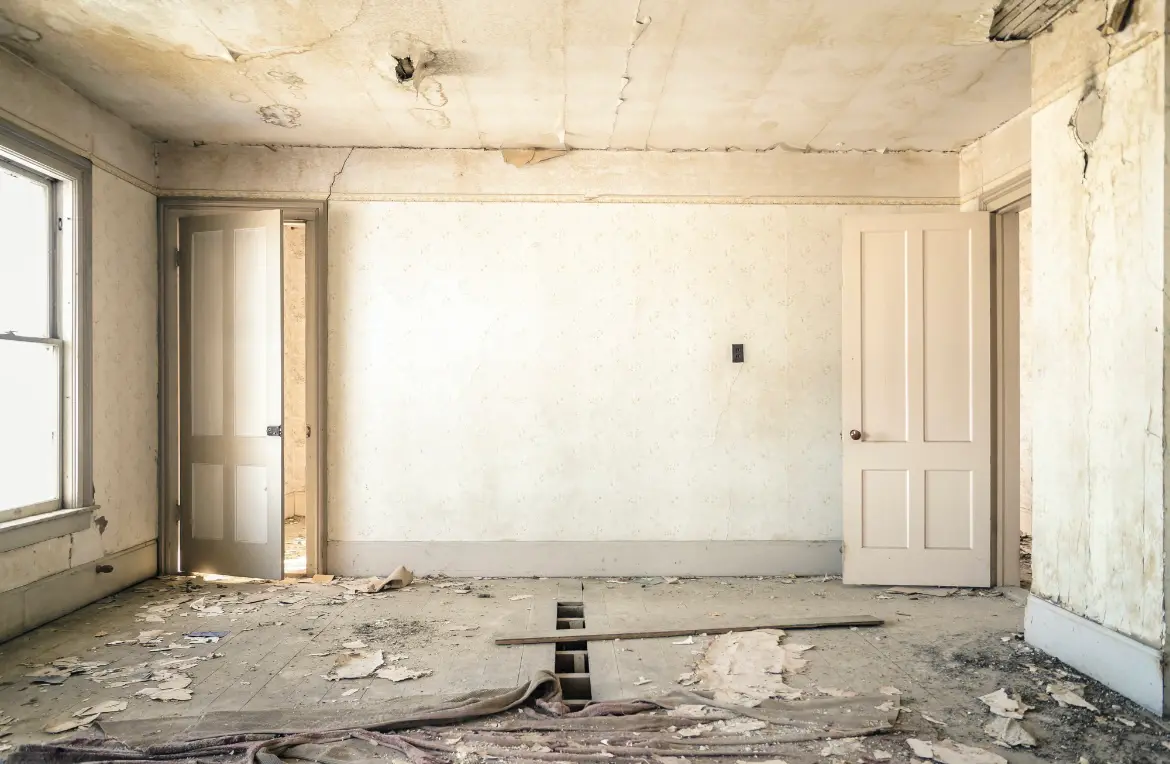 Waste disposal crew managing a cleanout project in West Seneca